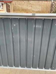 vidaXL Gartenbox Grau 149x99x93 cm Kunden-Foto 3