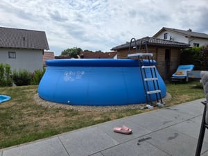 Intex 26168, 14141 l, Aufblasbarer Pool, Leiter, Blau, 46,9 kg Kunden-Foto 1