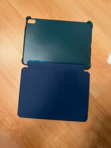 Fintie Hülle für iPad Air 11 Zoll (M4/M3/M2, 2026/2025/2024), iPad Air 5./4. Gen (10,9 Zoll, 2022/2023) – Ultra dünne & leichte Schutzhülle Case Cover mit mattierter transparenter Rückschale, Navy Kunden-Foto 2