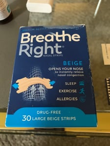 Better Breathe Breathe Right cerotti nasali beige grandi, 30 cerotti Foto del cliente 2