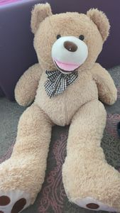 XXL PLÜSCHBÄR TEDDYBÄR KUSCHELTIER PlüSHTIER BÄR STOFFTIER AMIGO 160 BEIGE Kunden-Foto 1