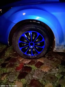 NRM | Radkappen Radzierblenden Quad 14" Schwarz und Silber 4tlg, Radabdeckung, Zierblenden, Zierkappen, Radblenden, Felgen Kunden-Foto 7