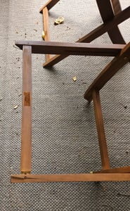 Klappsessel Hochlehner 2er-Set aus Streckmetall Anthrazit Kunden-Foto 1