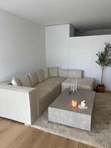 Home Deluxe - Stolik kawowy Amiri XXL - Kolor: beżowy, Rozmiar: 120 x 80 cm, blat MDF, już zmontowany I Stolik do salonu Stolik boczny Stolik sofy Zdjęcie produktu od klienta nr 1