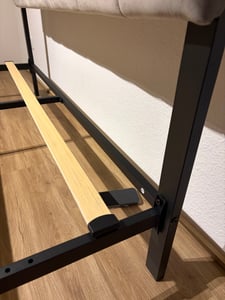 ProximaX Polsterbett 160x200cm Doppelbett mit Lattenrost und 4 Schubladen, Stauraumbett Holzbett Funktionsbett Samt, Grau Kunden-Foto 2