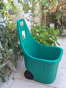 Wagen Blumax CADDY, 60 Lit., 50x60x84 cm, schwarz, für Gartenabfälle Kunden-Foto 1