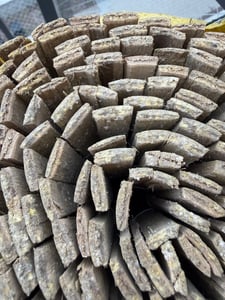 300x110 Bambus Sichtschutz Zaun Balkon Sonnenschutz Sichtschutzmatte Gartenzaun Kunden-Foto 1
