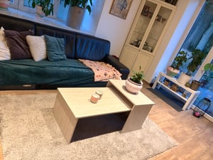 Beistelltisch 2er Set ‘Verummetka’ rund Sandfarben Kunden-Foto 1