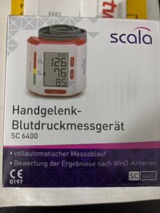 scala SC 6400 Handgelenk-Blutdruckmessgerät, blau Kunden-Foto 1
