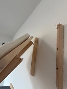 Kratzbäume, Katzen-Kletterwand, Katzenhängematte zur Wandmontage, mit abnehmbarem Bezug, Haustierhängematte aus Holz, Katzennest, Wandkatzenhängematte Kunden-Foto 1