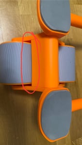 Automatický brušný roller s držiakom na telefón – tréningové koliesko na core cvičenie Fotografia od zákazníka č. 2