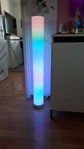 Cyfrowa kolumna świetlna LED, ciepła biel RGB, pilot zdalnego sterowania, czujnik dźwięku, możliwość ściemniania, 103 cm, efekt migotania Zdjęcie produktu od klienta nr 1