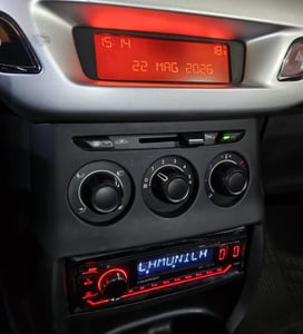 Blaupunkt 1123 1 DIN Autoradio mit Bluetooth Version: 5.0, Internes Mikrofon, Multimedia Player, Kurze Einbautiefe und Freisprechfunktion Kunden-Foto 1