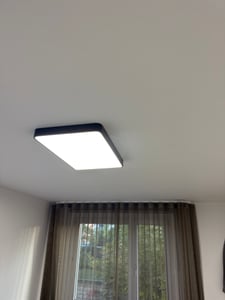 72W LED Deckenleuchte Lampe Deckenlampe für Wohnzimmer,Energie Sparen Licht, Dimmbar (3000-6500K) Warmweiß,Natürliches Weiß,KaltWeiß Mit Fernbedienung Kunden-Foto 1