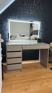 Schminktisch Vicco Sherry Weiß 120 cm mit LED Beleuchtung, Model 33955 Kunden-Foto 1