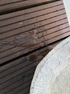 XL Vogeltränke aus Magnesia Ø 34 cm, grau – Vogelbad mit 2 Deko-Vögeln, wetterfest, Futterstelle für Wildvögel, Gartendeko Garten, Terrasse & Balkon Kunden-Foto 2