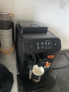 Philips Kaffeevollautomat 1200 Series, 2 Kaffeespezialitäten, Schwarz (EP1220/00) Kunden-Foto 7
