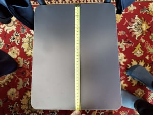 Herrendiener 107 x 45 x 45 cm Kleiderständer Freistehend Stummer Diener mit Kleiderbügel Hosenhalter Ablage Metallgestell Dunkelgrau [en.casa] Kunden-Foto 1