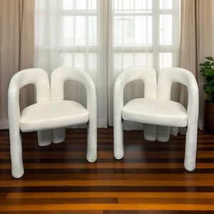 okwish sedia girevole a 360°, sedie per sala da pranzo poltrona per il tempo libero poltrona lounge sedia imbottita reclinabile, beige Foto del cliente 2