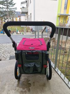 DOGGYHUT® Premium MEDIUM Hundefahrradanhänger & Jogger 2in1 Fahrradanhänger Kunden-Foto 14