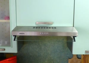 VIESTA® VDU6080SR Podstavná digestoř 60 cm nerezová ocel se skleněným krytem, LED osvětlení, 3 stupně, funkce odvodu vzduchu a recirkulace, energetická třída C Fotografie od zákazníka č. 1