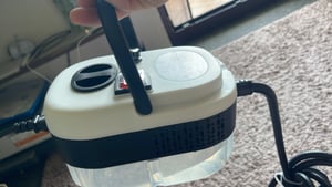 Dampfreiniger 2500W Handdampfreiniger, tragbarer Reiniger, Küchenreiniger geeignet für Böden, Fenster und Küchen. Kunden-Foto 3