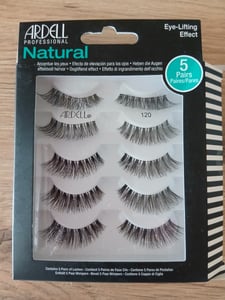 Natürliche falsche Wimpern auf Streifen 120 Ardell Augen-Make-up 6er-Pack Kunden-Foto 2