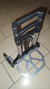 Jopassy Treppensackkarre klappbar Gegenstände Treppenkarre Stapelkarre Treppen Sackkarre Transportkarre Treppensteiger für Umzug und schwere bis 75kg Alu Kunden-Foto 6
