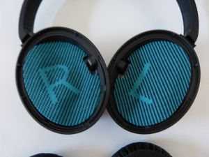 4x Ohrpolster für Bose QuietComfort QC15 QC25 QC35 Over Ear-Kopfhörer Ohrenschützer-Kissen Proteinmaterial, 2 Paar Ersatz-Ohrpolster Kunden-Foto 5