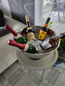 Edelstahlschale - für Obst, Punsch - 38 cm, matt Kunden-Foto 1