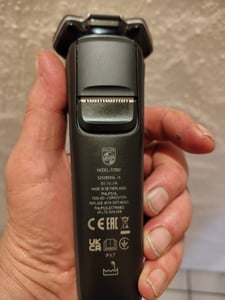 Philips SHAVER Series 7000 S7882/55 Elektrischer Nass- und Trockenrasierer, Rotationstrasierer, Blau, SteelPrecision blades, LED, GroomTribe; Connects via Bluetooth, SH71 Kunden-Foto 2
