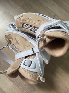 Blackwheels Flex Pro Verstellbare Inliner Größe 38-41 Beige für Damen Mädchen Inlineskates Rollschuhe Roller Skates Alu ABEC-7 Top Fitness Skates Kunden-Foto 1