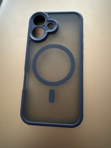 Handyhülle für Apple iPhone 16 Plus Matt Case Schutzhülle Kratzfest Passgenau Grün Kunden-Foto 1