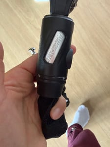 FISCHER Ketten-Fahrradschloss Neopren, mit Schlüssel Kunden-Foto 2