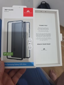 Black Rock 00229679, Pokrowiec, Samsung, Galaxy S25 Ultra, 17,5 cm (6.9"), Czarny, Przezroczysty Zdjęcie produktu od klienta nr 1