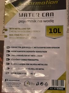 Wasserbehälter mit langem Metallventil im Deckel, 10 L Kunden-Foto 2