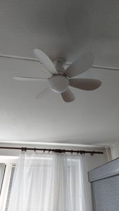 40W 52cm stropný ventilátor s osvetlením a diaľkovým ovládaním, LED stropné svetlo s ventilátorom malý stropný ventilátor E27 spálňa kuchyňa jedáleň Fotografia od zákazníka č. 7