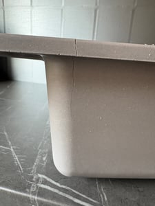 LINDBERGH® Granitspüle Schwarz "IDE11" inkl. Siphon Einbauspüle Küchenspüle KÜCHE Spüle Kunden-Foto 2