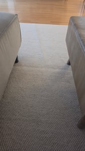Carpetsale24 Teppich Wohnzimmer Einfarbig Bouclé Schlingenflor Skandi Stil Robust Superweich für Schlafzimmer, Grösse: 160 cm Rund Kunden-Foto 2
