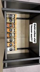 24x Gewürzgläser Edelstahl Deckel inkl. 240x Etiketten, 30x Streueinsätze, 1x Edelstahl Trichter, 1x Reinigungsbürstchen Vorratsgläser eckig Kunden-Foto 6