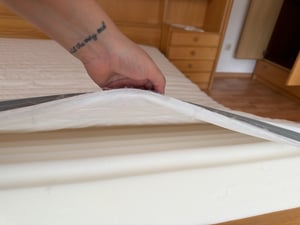 Kaltschaummatratze 180 x 200 cm – 15 cm Höhe – H2 & H3 – ergonomisch, atmungsaktiv & punktelastisch Kunden-Foto 9
