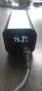 20000mAh Powerbank 100W Schnellladegerät 2x USB-C / 2x USB-A Akku Pack Tragbar Kunden-Foto 1