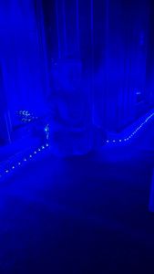 Jopassy 20m Tuyau lumineux LED extérieur intérieur,480 LEDs Tuyau LED étanche,Lumière de fête éclairage décoratif Noël,Bleu Photo du client 2