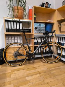 CHILLIZ Gravelbike Gravel 28 Zoll GL.05 grau Rahmenhöhe 57 cm Damen Herren 16 Gänge mech. Scheibenbremse Kunden-Foto 1