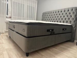 Pointhome Bss Beddengoed Boxspringbed Set 180x200 cm, Zacht, H3, Ergonomische matras, 7 zones, Hypoallergeen en ademend, Matras met topper Klantenfoto 2
