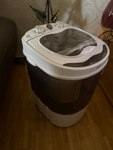 Mesko Home MS 8053, Toplader, 3 kg, Blau, Weiß Kunden-Foto 2