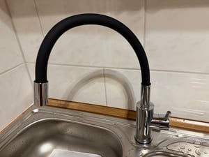 Wasserhahn Küche, Küchenarmatur, Spültischarmatur, Küchenwasserhahn, 360° Drehbar, Einhandmischer flexibler Wasserhahn für die Küche Kunden-Foto 1