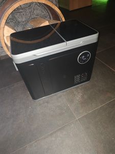 KESSER® Kompressor Kühlbox 2in1 Doppelzone Kühl- & Gefrierfach, elektrisch Gefrierbox LED-Touch-Bedienung inkl. 2x Kühlakkus 12/24 V 230V, Kühlschrank Kühlung bis -20 °C für Auto, Lkw, Camping Kunden-Foto 1