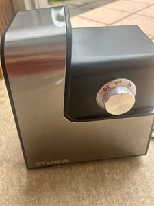 STANEW Hachoir à viande électrique 4 en 1 3500 W, Broyeur à saucisses électrique avec 3 plaques d'affûtage en acier inoxydable (4/8 mm, en éventail) et 3 lames Photo du client 1
