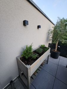 mgc24 Hochbeet Massiv L 118x40x78cm Kiefernholz natur Kunden-Foto 2